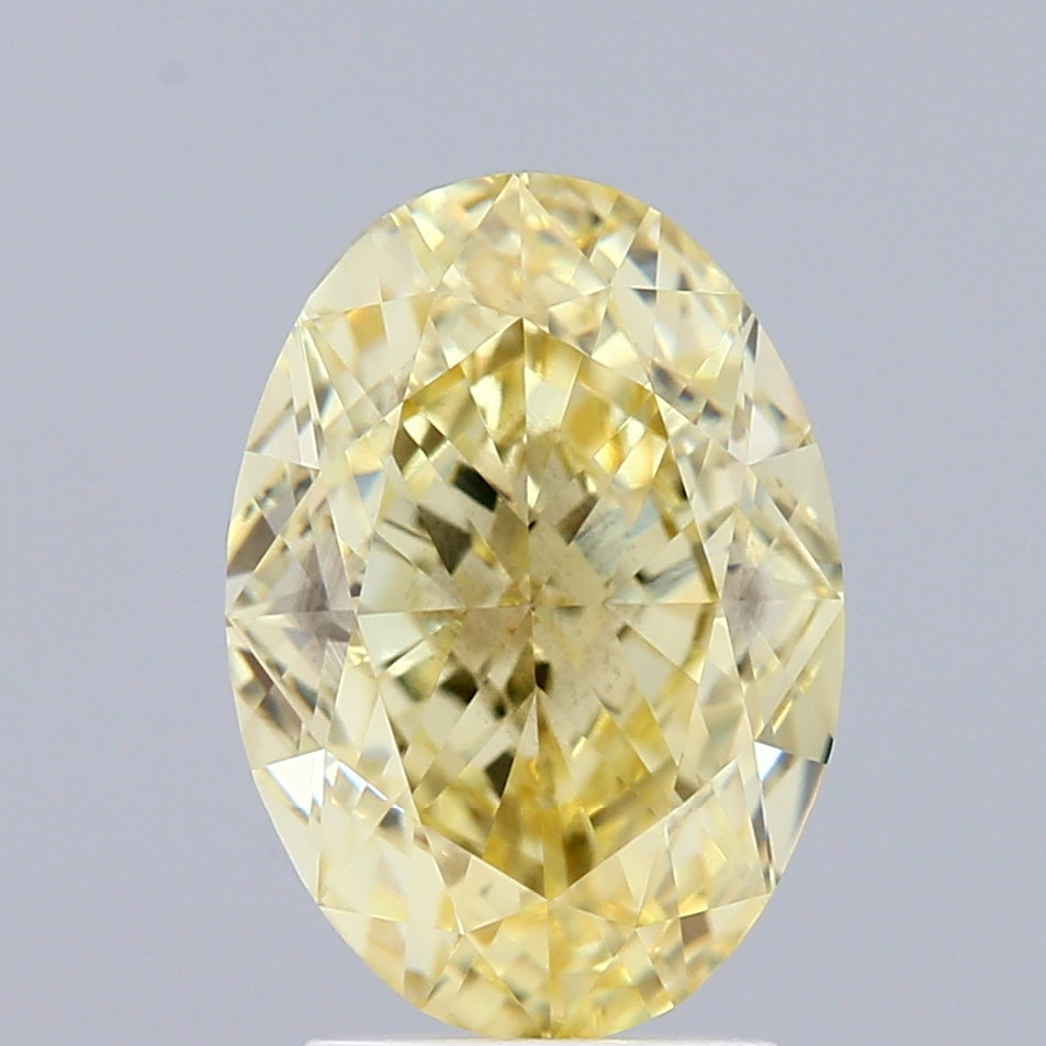 OV  CT Fancy Intense Yellow VS2 Lab Grown Diamond