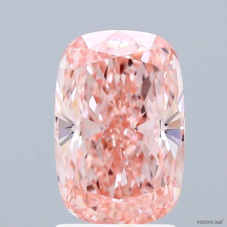 CU  CT Fancy Vivid Pink VS1 Lab Grown Diamond
