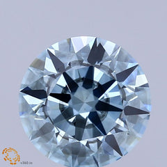 RD  CT Fancy Vivid Blue SI2 Lab Grown Diamond