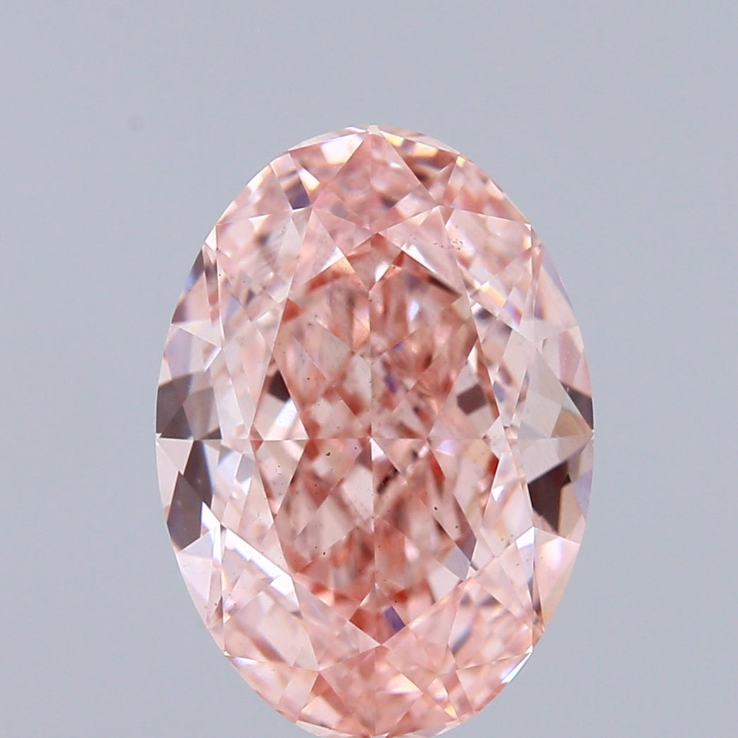 OV  CT Fancy Intense Pink VS2 Lab Grown Diamond