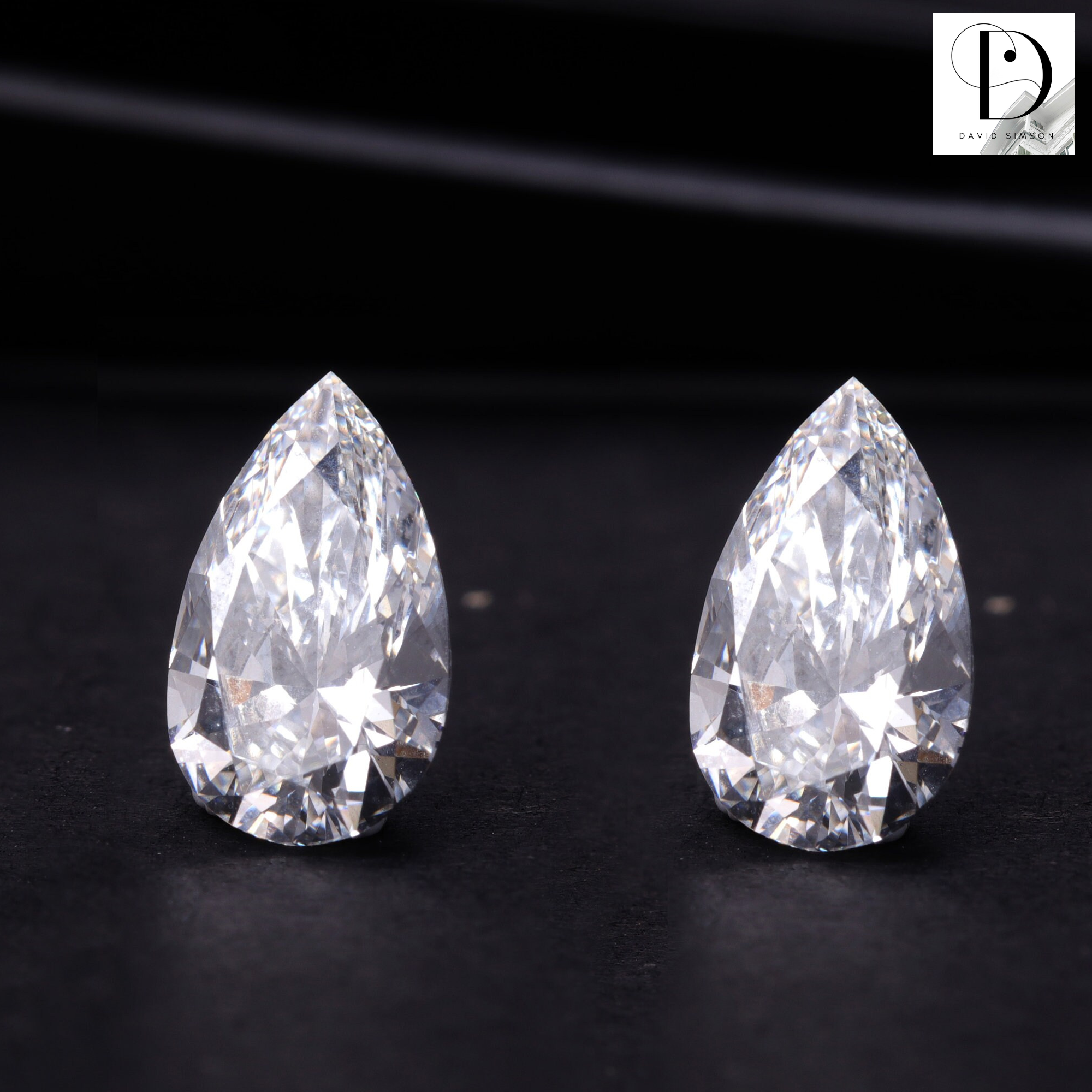 0.20CT Pear Cut Lab-Grown Diamond Pair
