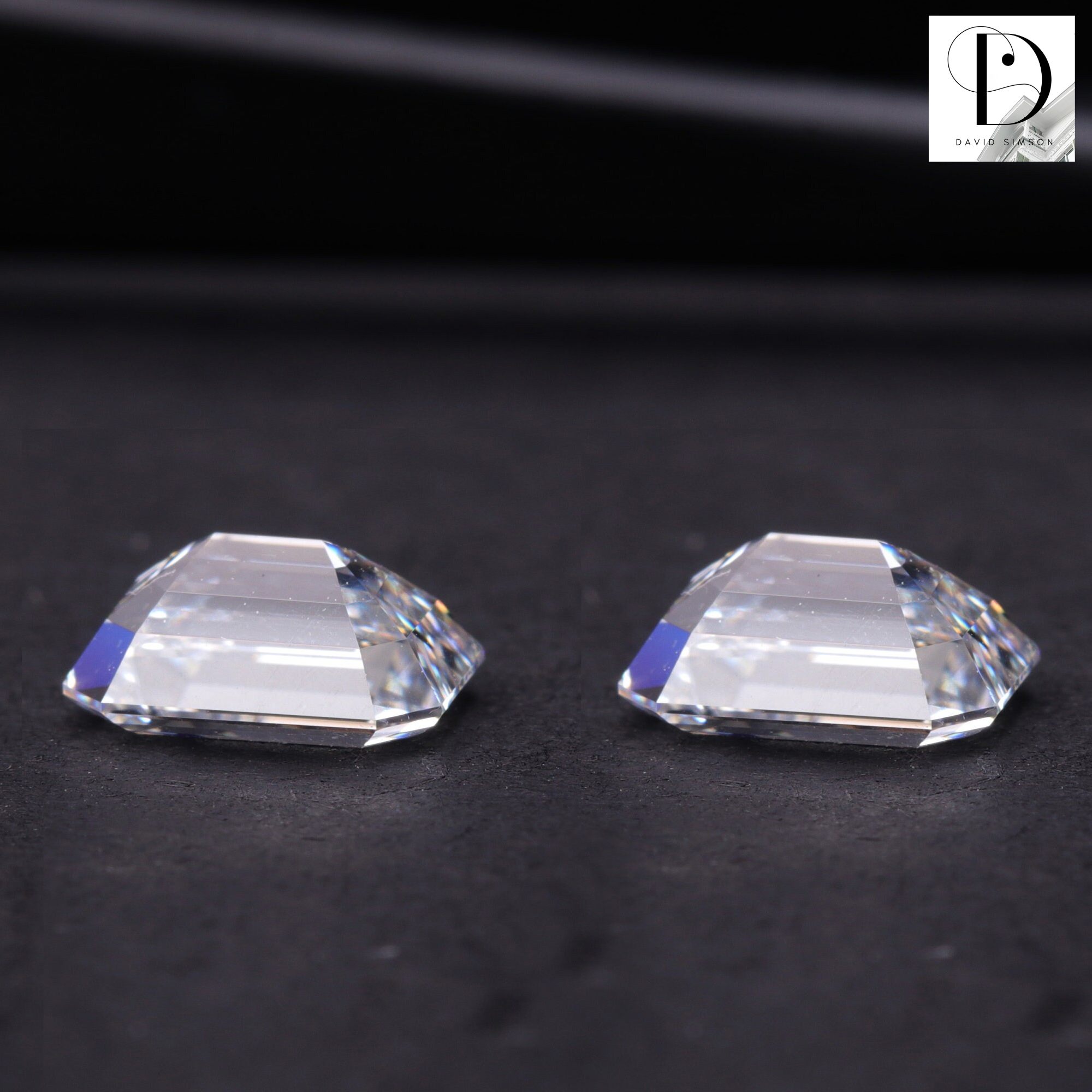 0.20CT Emerald Cut Lab-Grown Diamond Pair