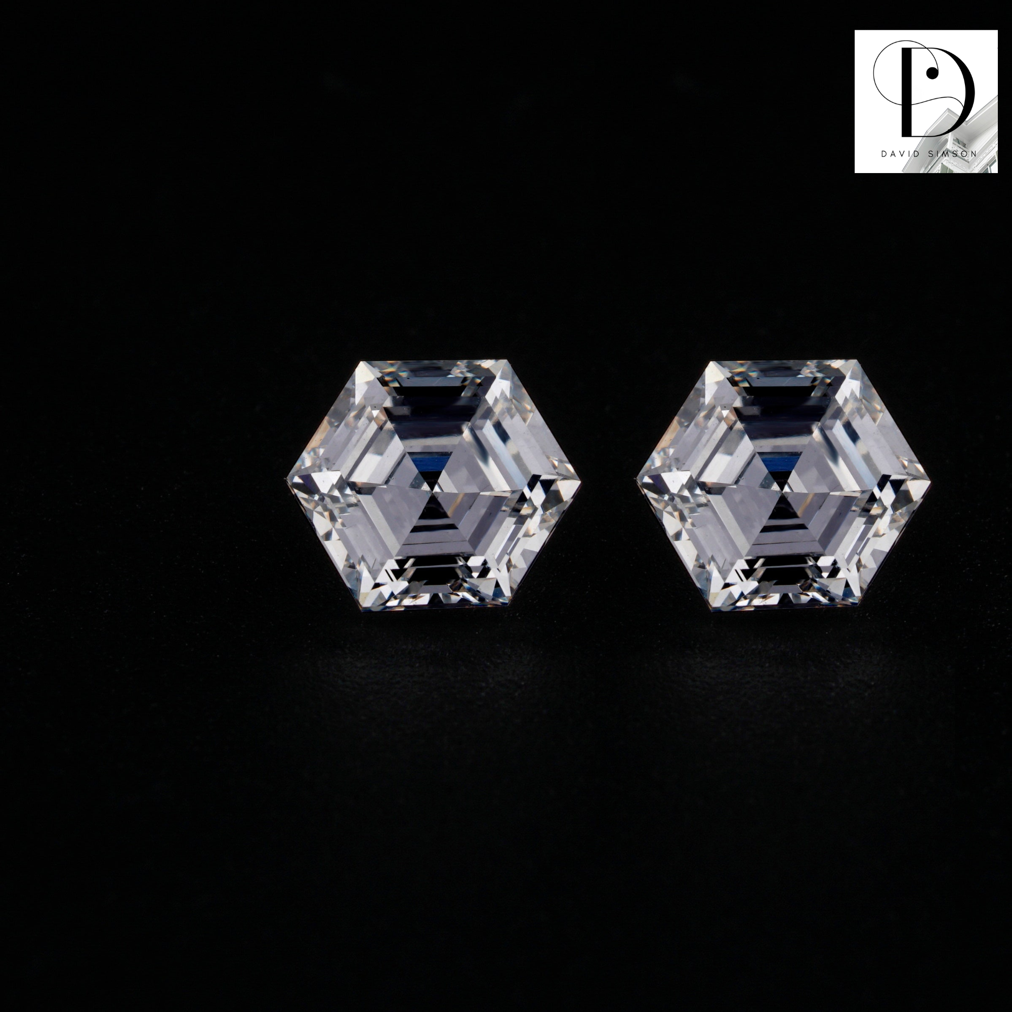 0.20CT Hexagon Lab-Grown Diamond Pair