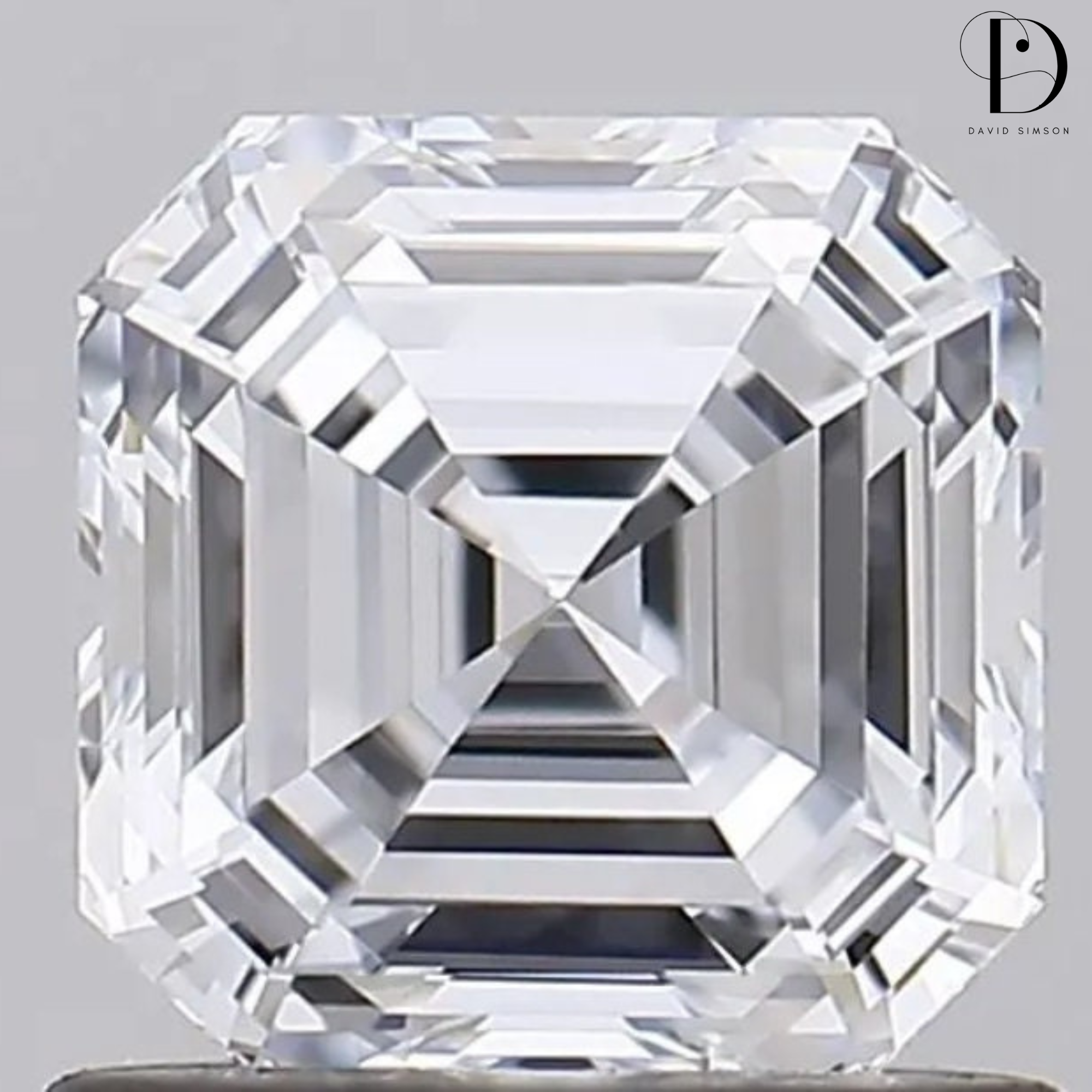 1.01CT Asscher Cut Lab-Grown Diamond