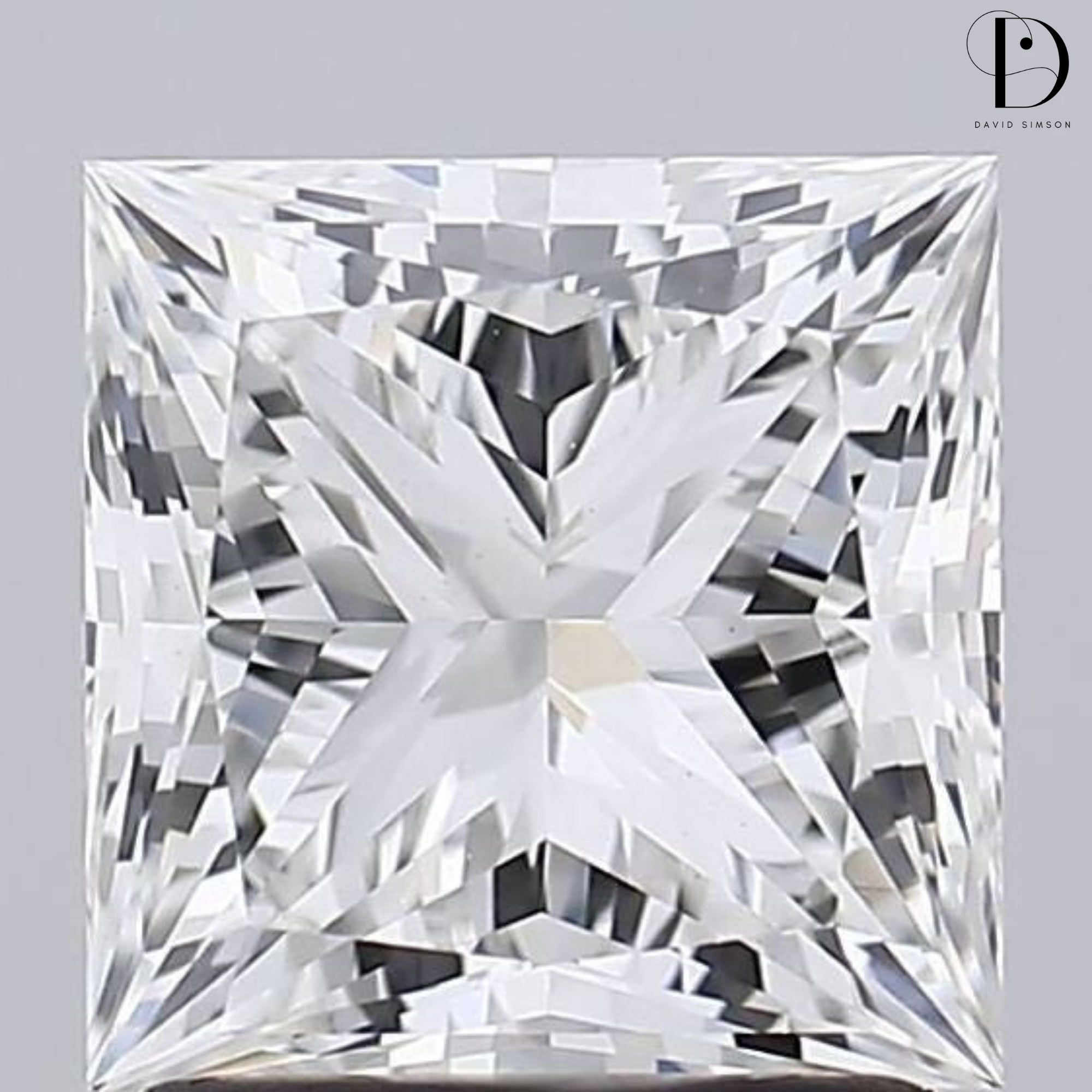 1.85CT Princess Cut Lab-Grown Diamond