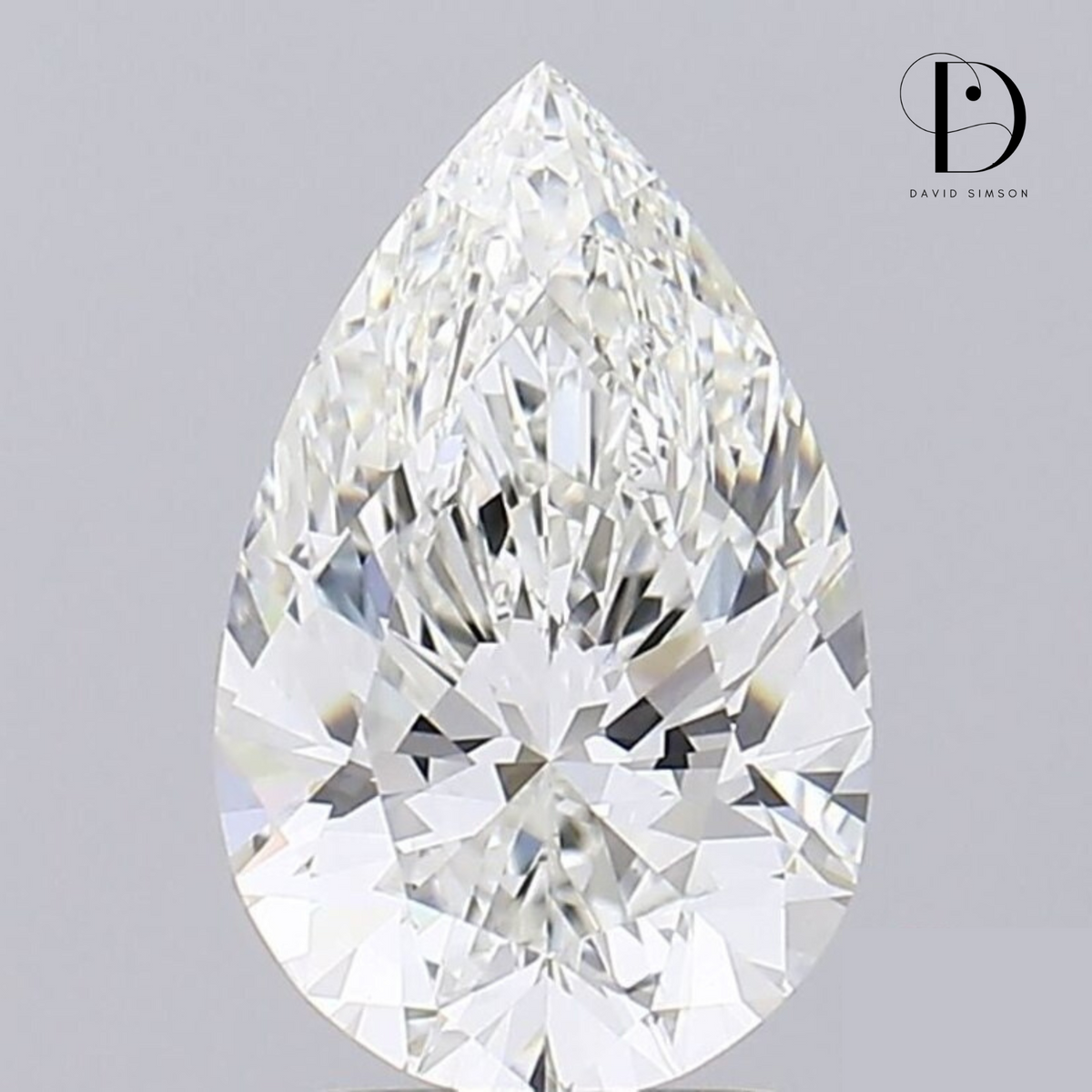 2.66CT Pear Cut Lab-Grown Diamond