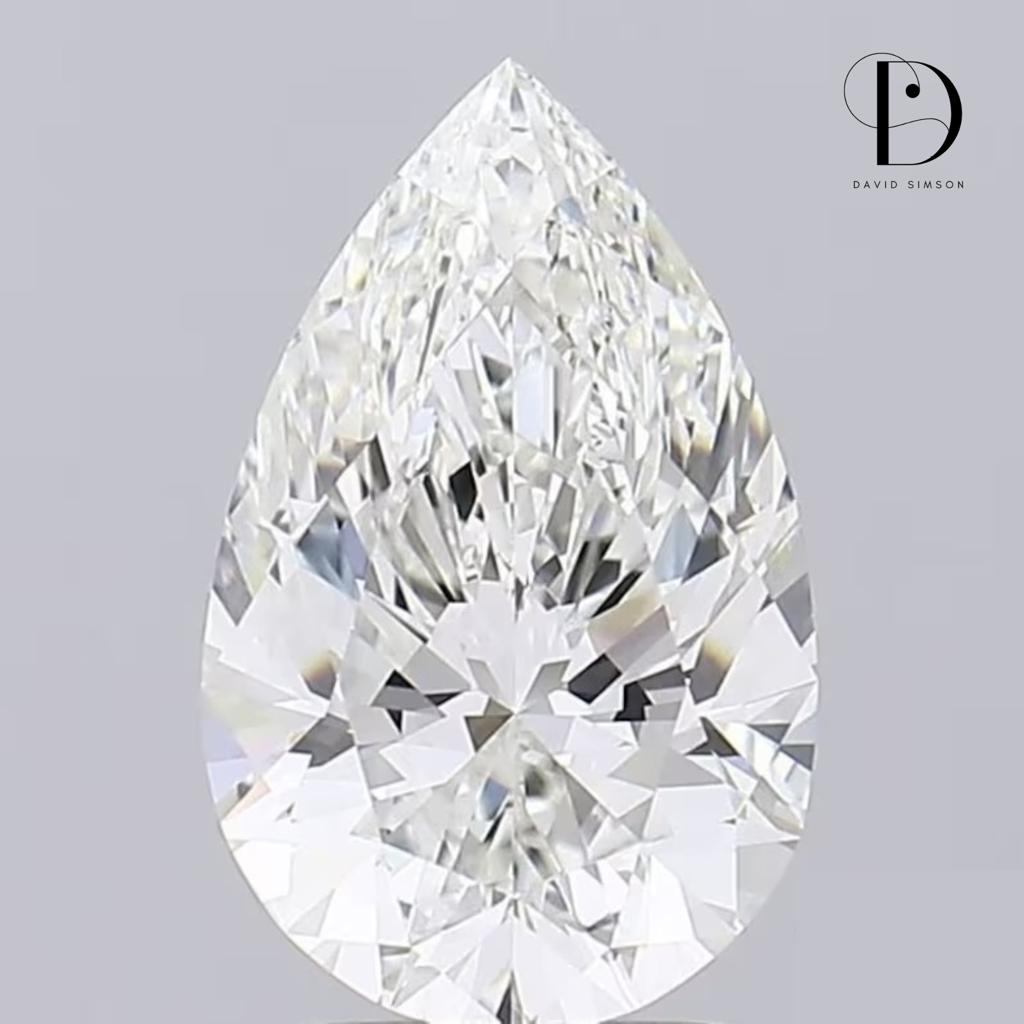 2.66CT Pear Cut Lab-Grown Diamond