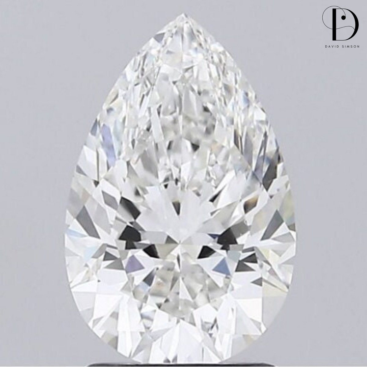 2.0CT Pear Cut Lab-Grown Diamond