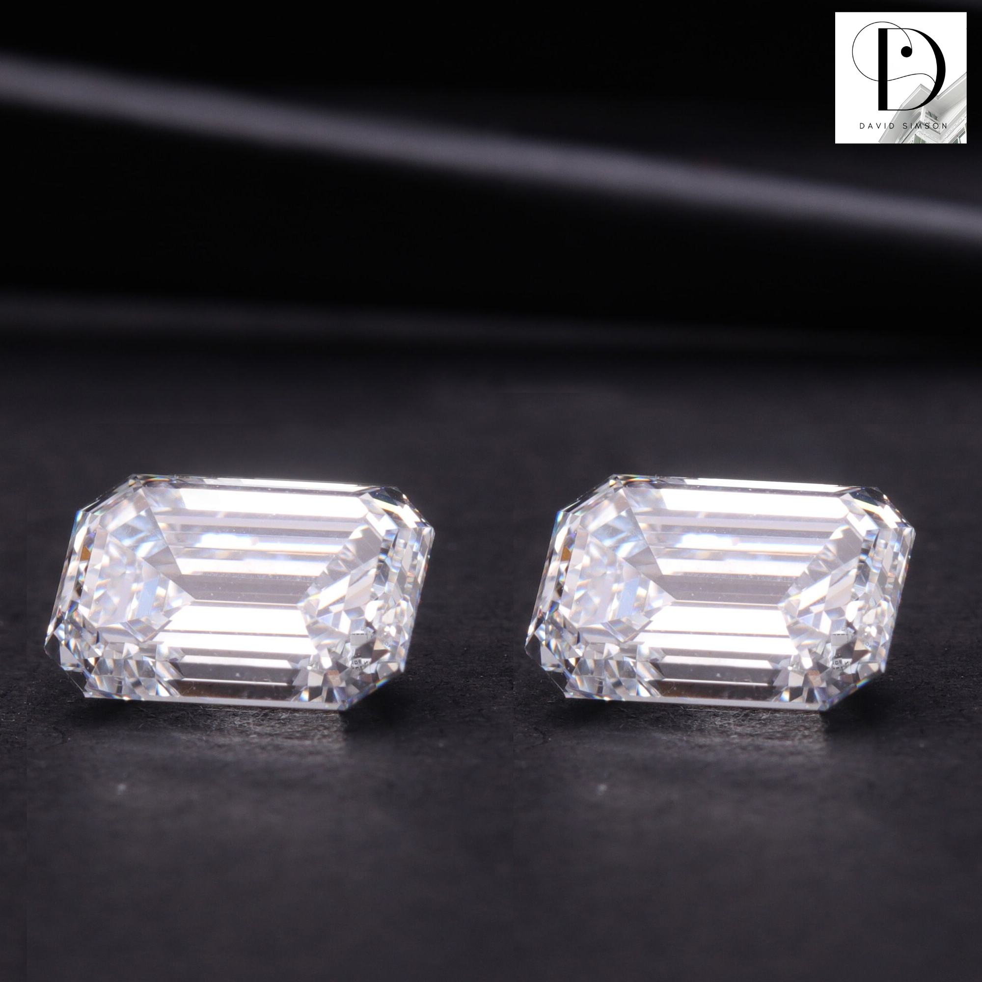 0.20CT Emerald Cut Lab-Grown Diamond Pair