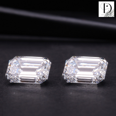 0.20CT Emerald Cut Lab-Grown Diamond Pair