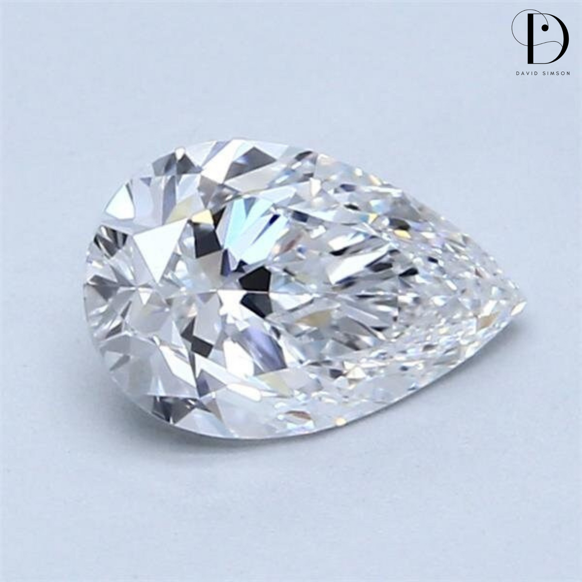 1.0CT Pear Cut Lab-Grown Diamond