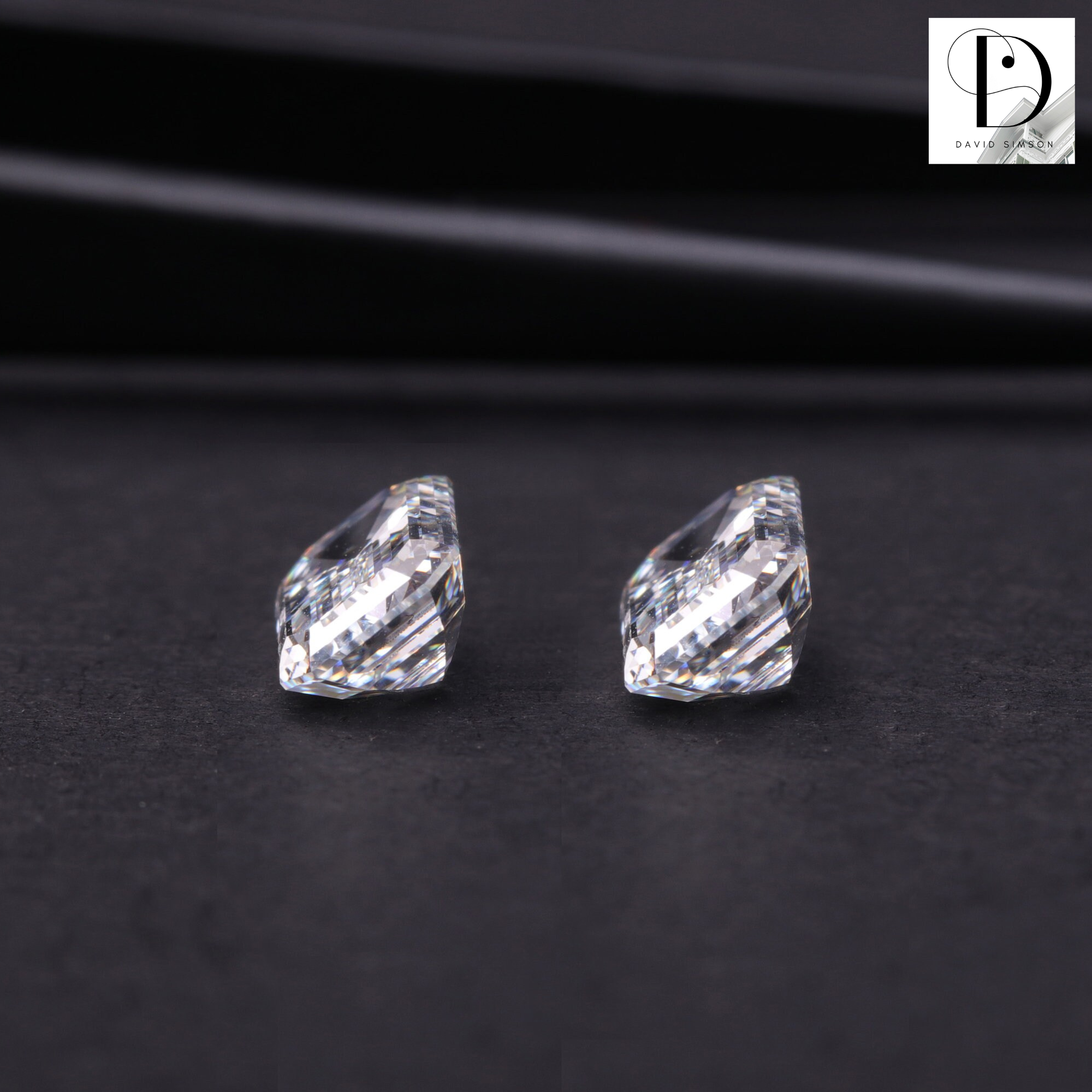 0.20CT Emerald Cut Lab-Grown Diamond Pair