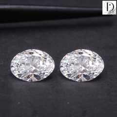 0.20CT Oval Cut Lab-Grown Diamond Pair