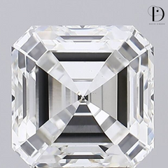 2.87CT Asscher Cut Lab-Grown Diamond