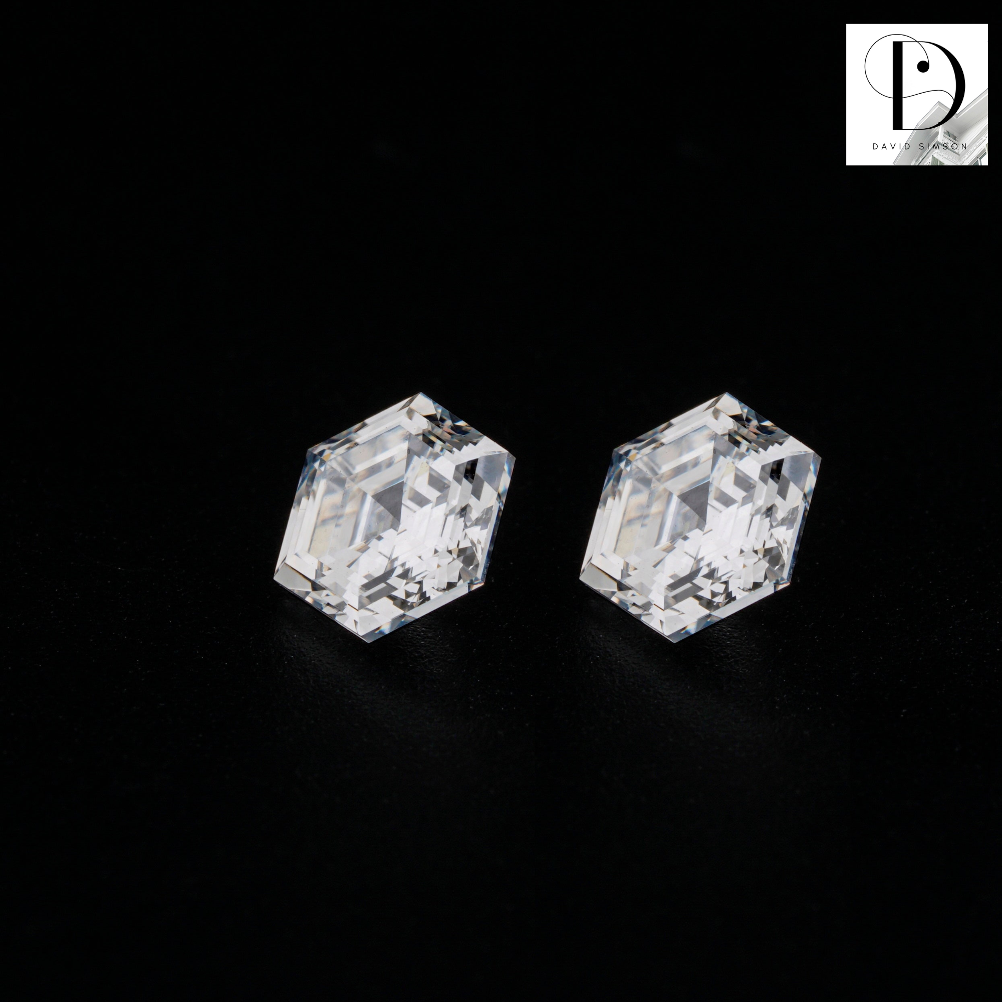 0.20CT Hexagon Lab-Grown Diamond Pair