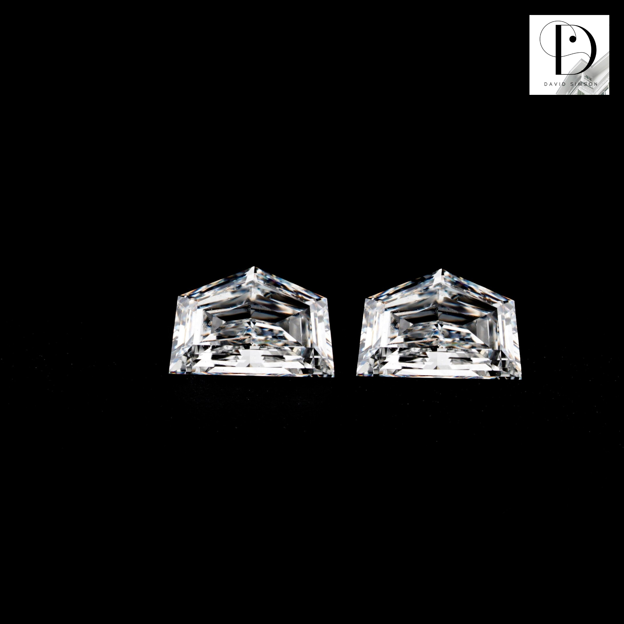 0.20CT Cadillac Step Cut Lab-Grown Diamond Pair