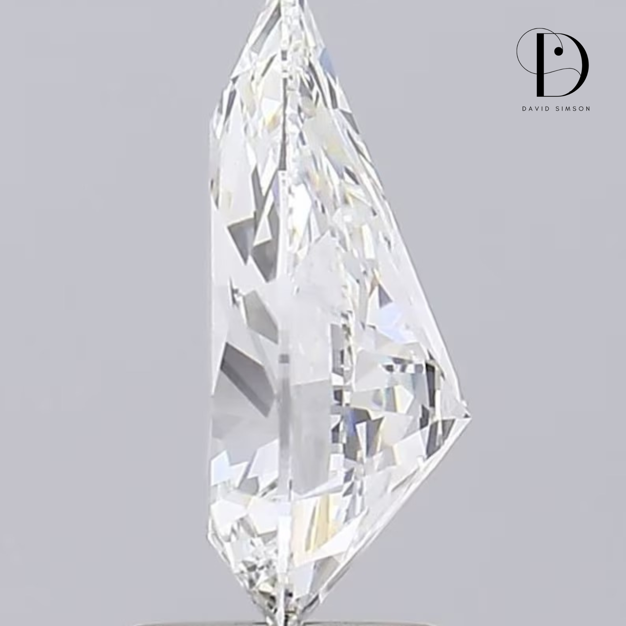 2.66CT Pear Cut Lab-Grown Diamond