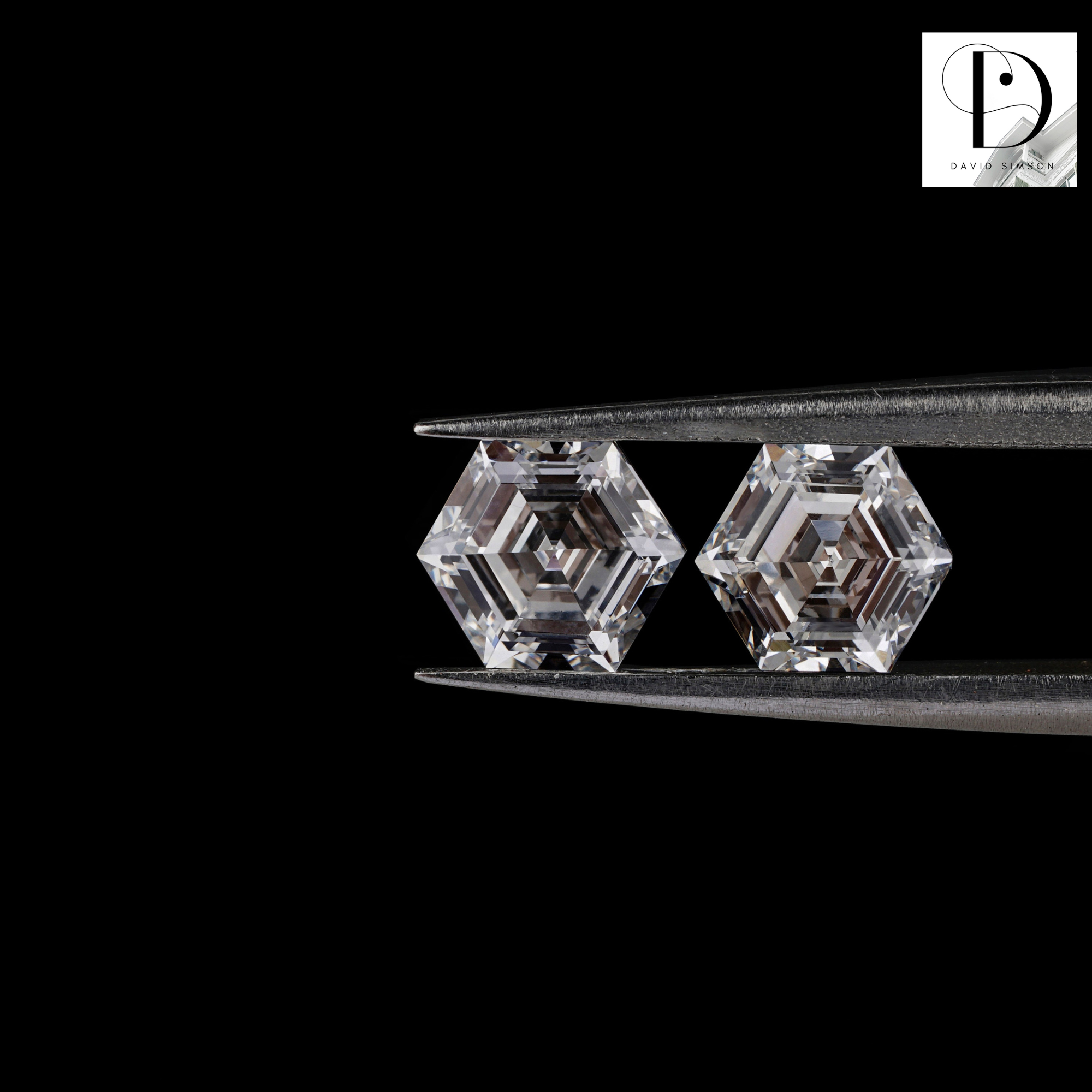 0.20CT Hexagon Lab-Grown Diamond Pair