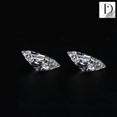 0.20CT Lozenge Cut Lab-Grown Diamond Pair