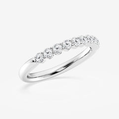 Round F-VS2 Lab Grown Diamond Prong Set Wedding Band