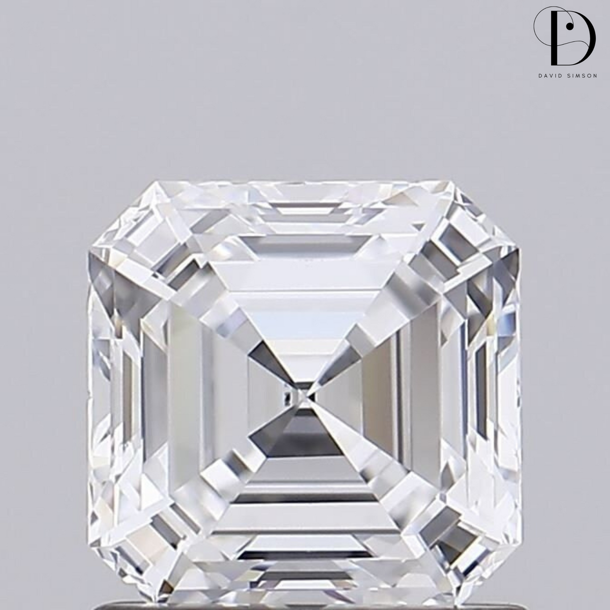 2.0CT Asscher Cut Lab-Grown Diamond