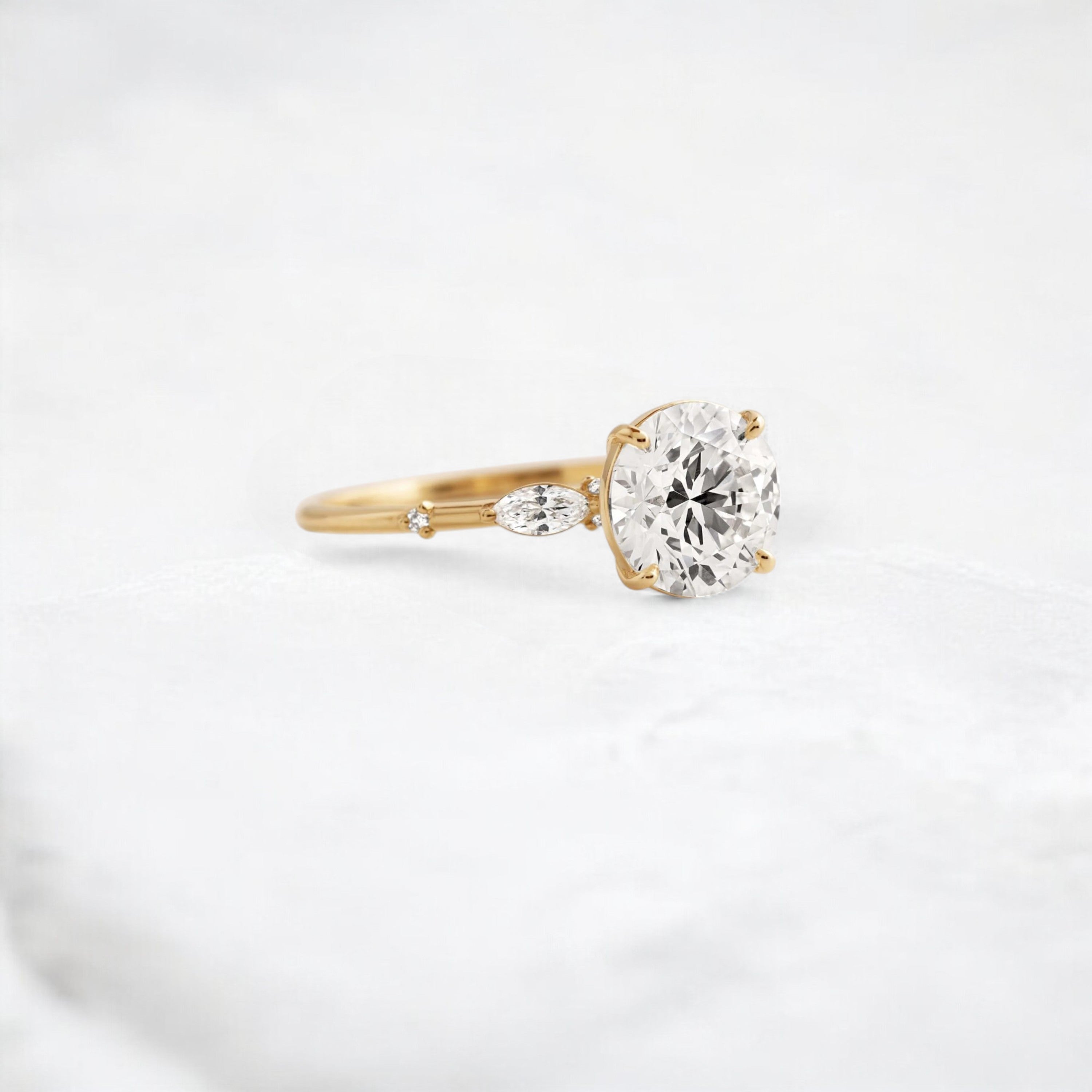 Luxe-Aurora-Round-Moissanite-Cluster-Glow-Engagement-Ring-1-70-ct-yellow-gold-gemfora-2