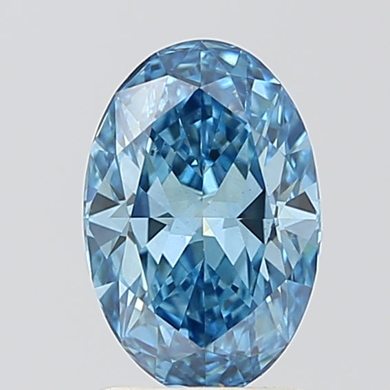 OV  CT Fancy Vivid Blue VS1 Lab Grown Diamond