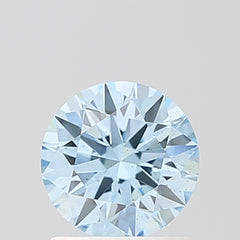 RD  CT Fancy Vivid Blue VS2 Lab Grown Diamond