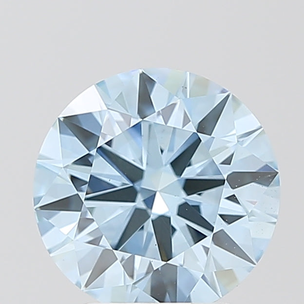 RD  CT Fancy Intense Blue VS1 Lab Grown Diamond