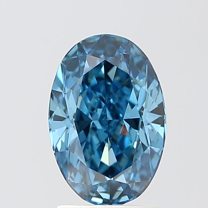 OV  CT Fancy Vivid Blue VS1 Lab Grown Diamond