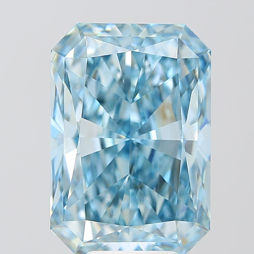 RAD  CT Fancy Vivid Blue VS2 Lab Grown Diamond
