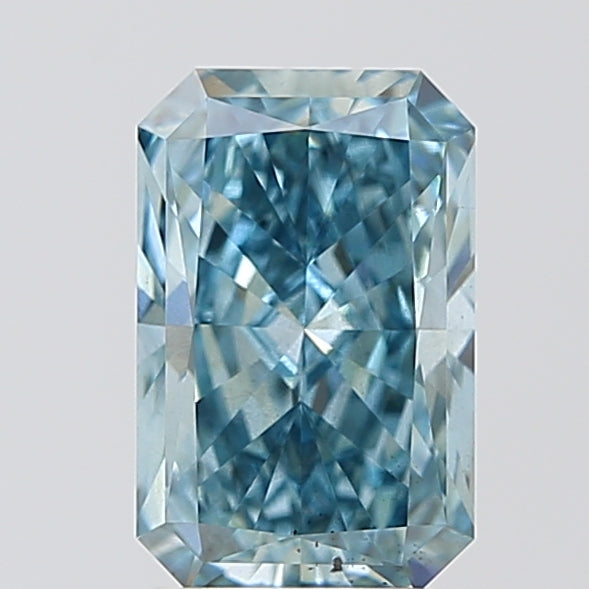 RAD  CT Fancy Vivid Blue SI1 Lab Grown Diamond