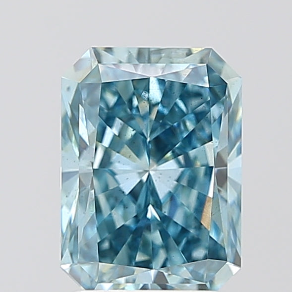 RAD  CT Fancy Vivid Blue SI1 Lab Grown Diamond