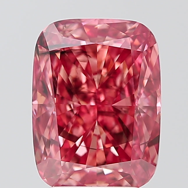 CU  CT Fancy Vivid Pink SI2 Lab Grown Diamond