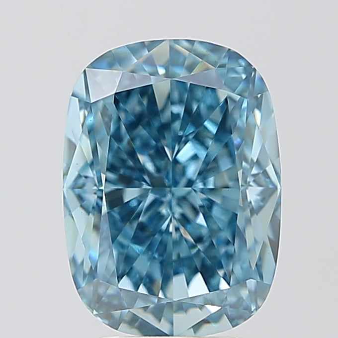 CU  CT Fancy Vivid Blue VS1 Lab Grown Diamond