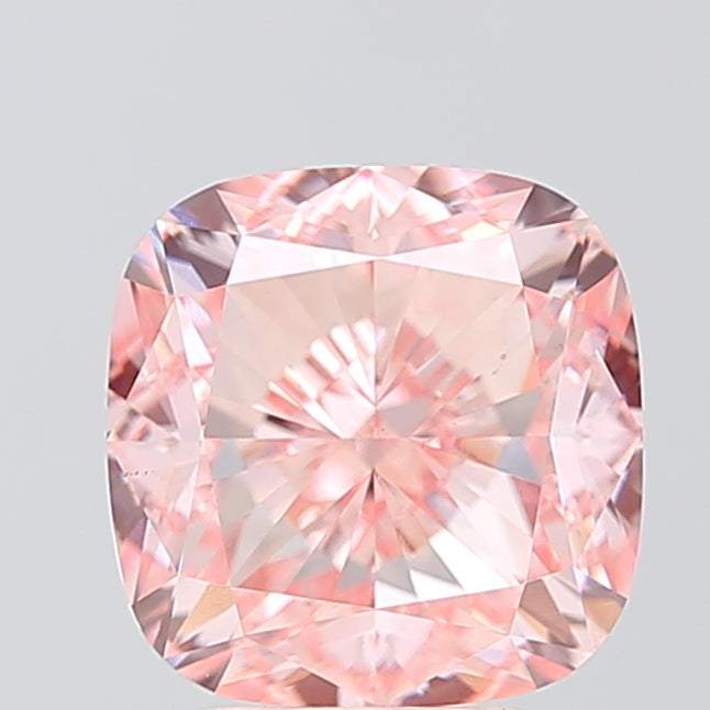 CU  CT Fancy Intense Pink VS1 Lab Grown Diamond