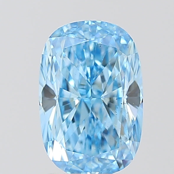 CU  CT Fancy Vivid Blue VS2 Lab Grown Diamond