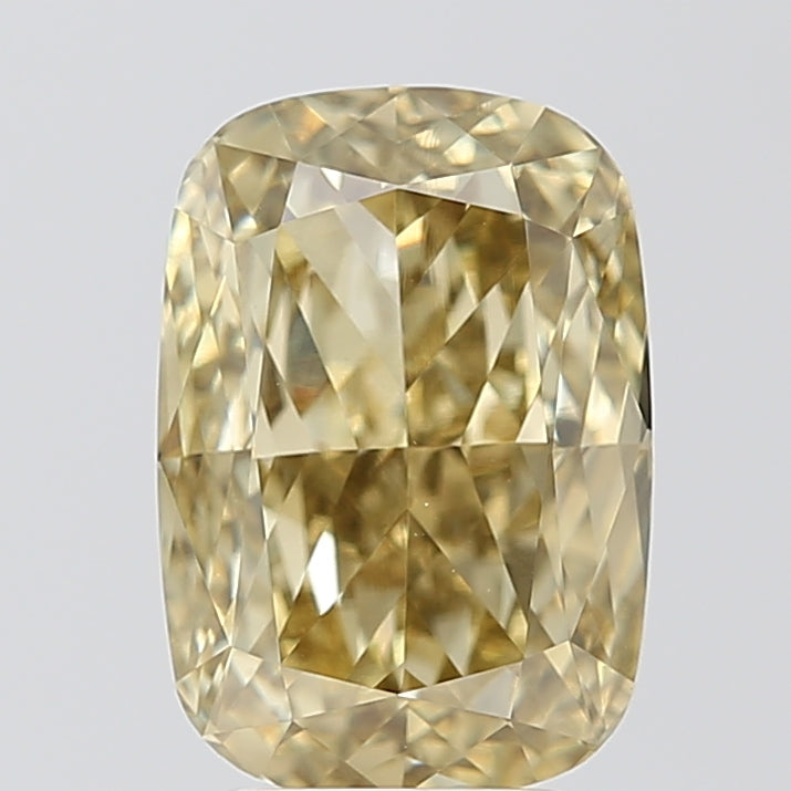 CU  CT Fancy GREYISH Yellow VVS2 Lab Grown Diamond