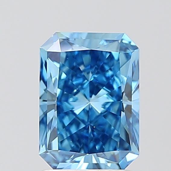 RAD  CT Fancy Vivid Blue VS1 Lab Grown Diamond
