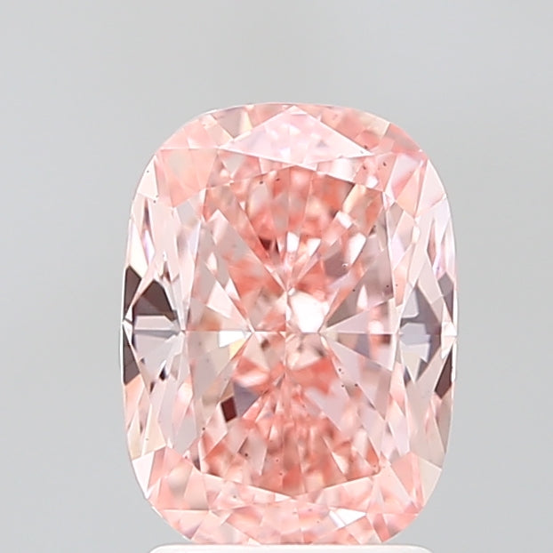CU  CT Fancy Vivid Pink VS2 Lab Grown Diamond