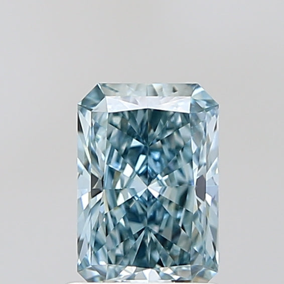 RAD  CT Fancy Intense Greenish Blue VVS2 Lab Grown Diamond