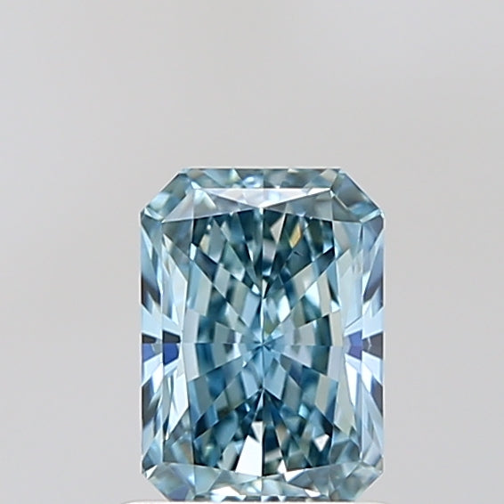 RAD  CT Fancy Intense Greenish Blue VS2 Lab Grown Diamond