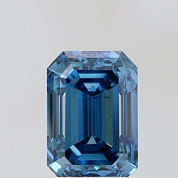 EM  CT Fancy Vivid Blue VS2 Lab Grown Diamond