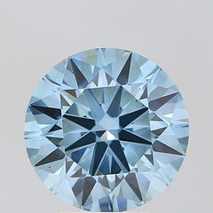 RD  CT Fancy Vivid Blue VS1 Lab Grown Diamond