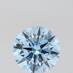 RD  CT Fancy Vivid Blue VS1 Lab Grown Diamond