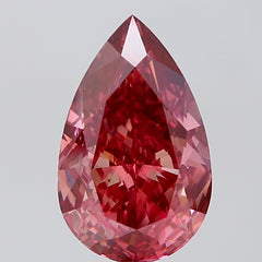 PEAR  CT Fancy Vivid Pink VS1 Lab Grown Diamond