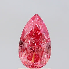 PEAR  CT Fancy Vivid Pink VVS2 Lab Grown Diamond