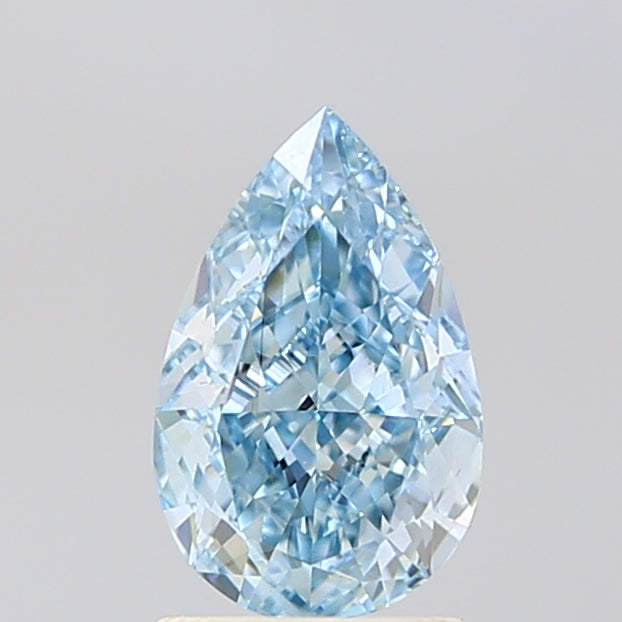 PEAR  CT Fancy Intense Blue VS1 Lab Grown Diamond