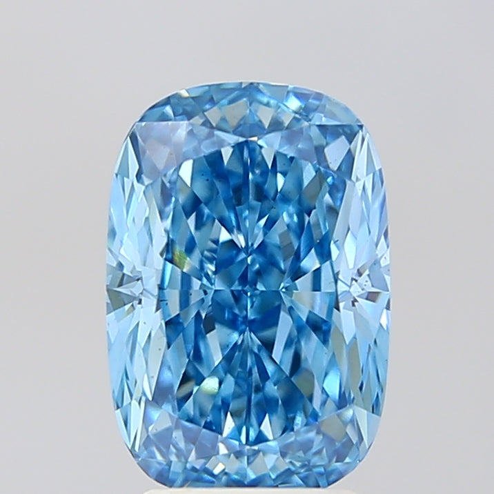 CU  CT Fancy Vivid Blue VS1 Lab Grown Diamond