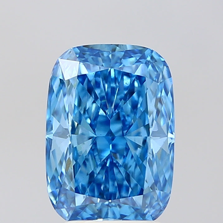 CU  CT Fancy Vivid Blue VS1 Lab Grown Diamond